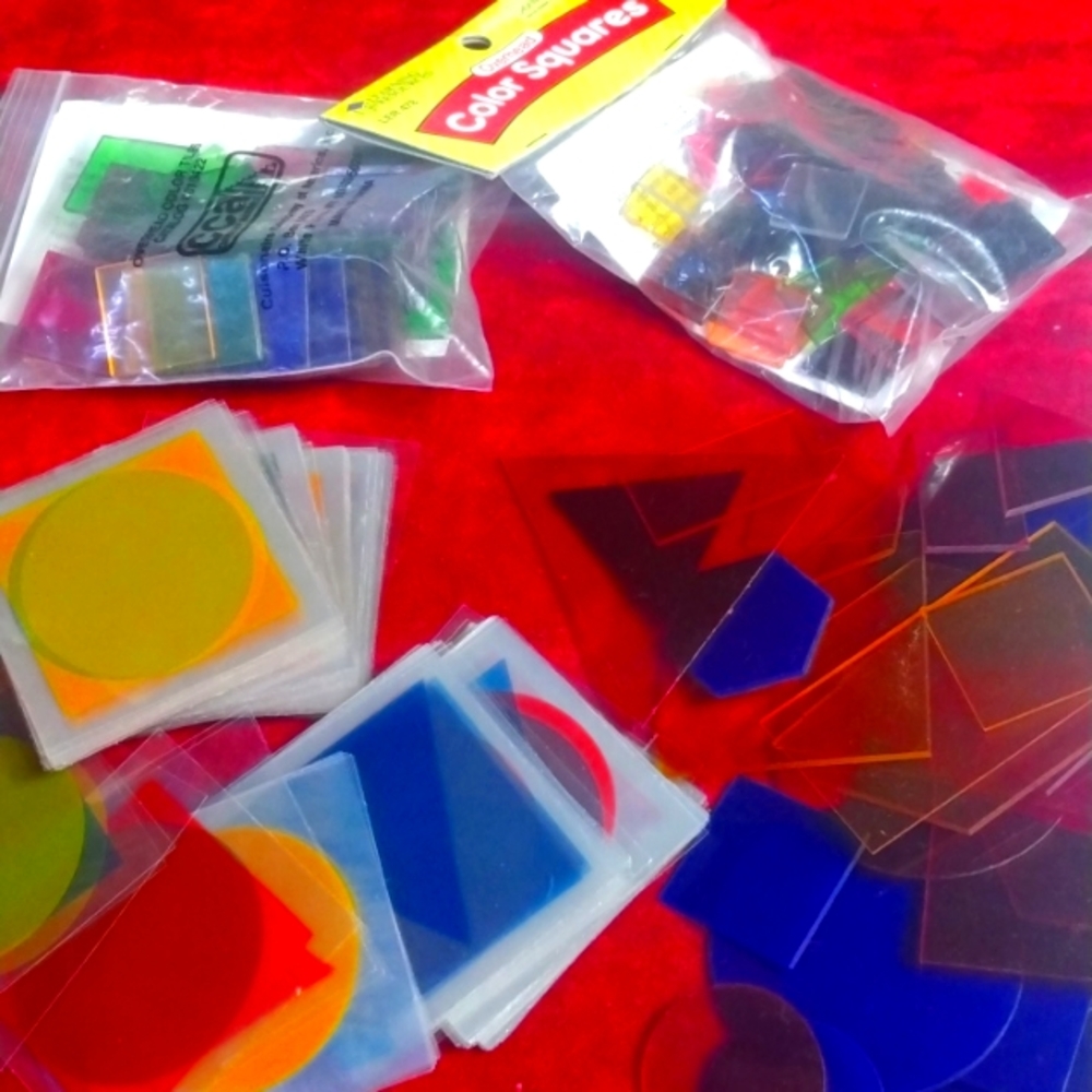 Overhead color squares bundle